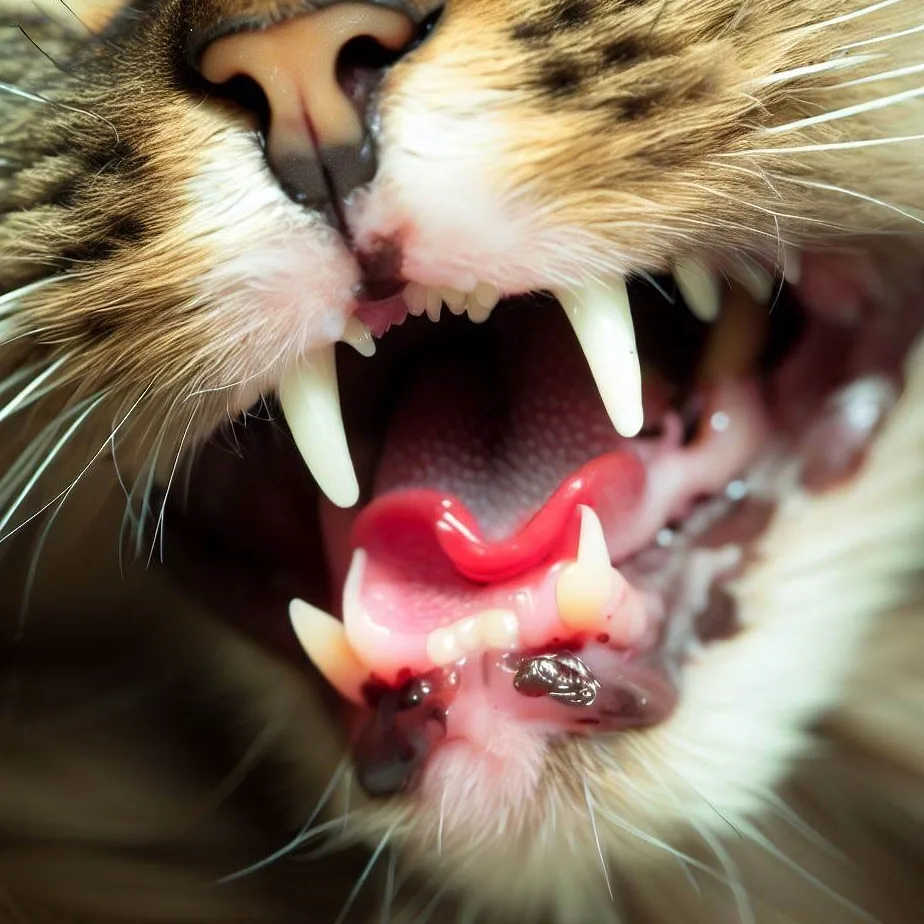 Choroby jamy ustnej u kotów