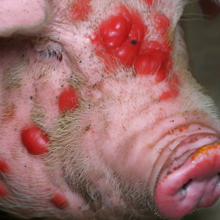 Choroby świń: Czerwone plamy
